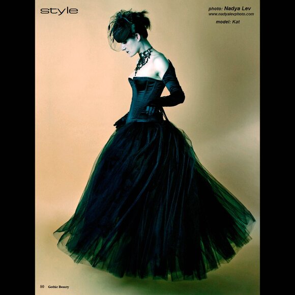 CATHERINE COATNEY ~ Black Mesh Hi-Waist Maxi Skirt ~ XL ~ RARE ~ EUC - Picture 4 of 14